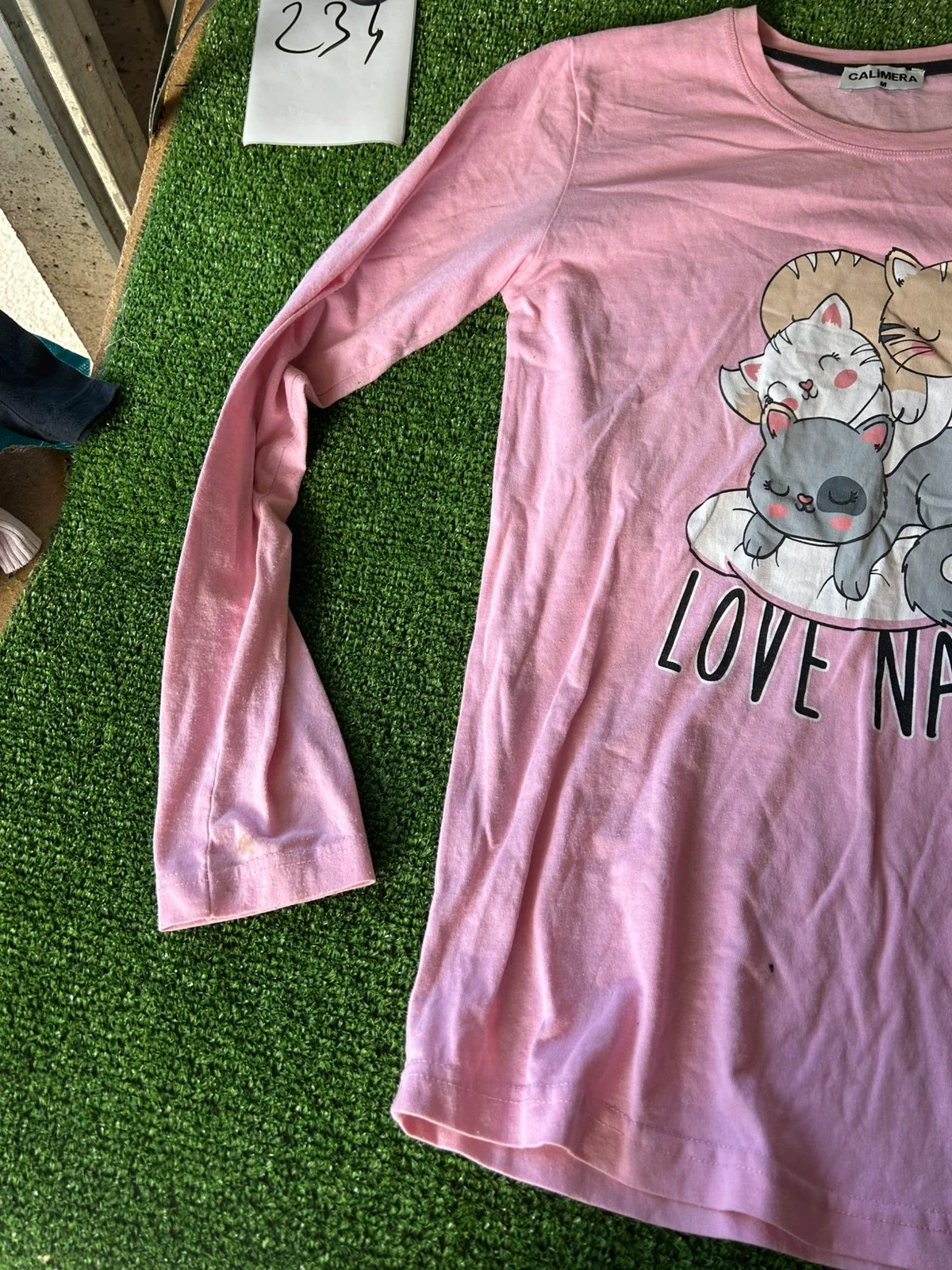 Sudadera con capucha rosa con motivos vintage calimera – photo 4